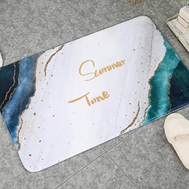 Imagem de Tapetes de porta para decoração de interiores Tapetes de cozinha antiderrapantes Tapetes de banheiro Absorvente de água Tapete de banheiro absorvente de água Tapete antiderrapante 40,64 x 60,96 cm
