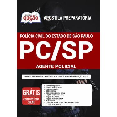 Imagem de Apostila Pc Sp - Agente Policial - Polícia Civil São Paulo