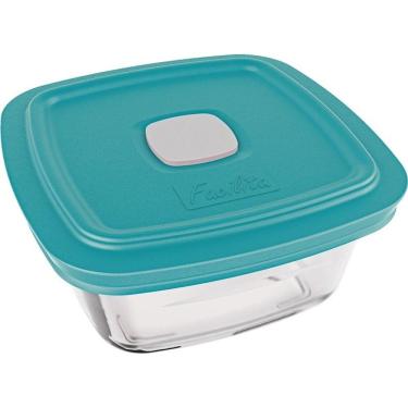 Imagem de Assadeira Facilita Vap Quadrada 500Ml C/Tampa Nadir