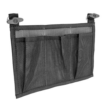 Imagem de LoveinDIY Bolsa de malha de caiaque durável Dinghy Boat Elastic Storage Pouch Side Organizer Gear