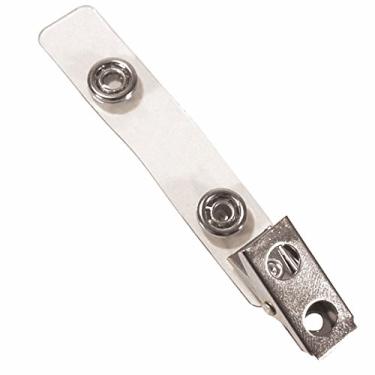 Imagem de C-Line Adaptadores para porta-crachá com clipes buldogue, transparente, 25 por pacote (88427)