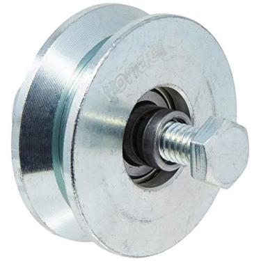 Imagem de Roldana para Portão, Tipo V, Aço Zincado, sem Caixa
