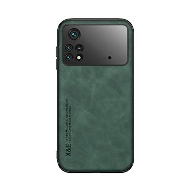 Imagem de Kepuch Silklike Capa para Xiaomi Poco M4 Pro 4G - Case Placa de Metal Embutida para Xiaomi Poco M4 Pro 4G - Verde