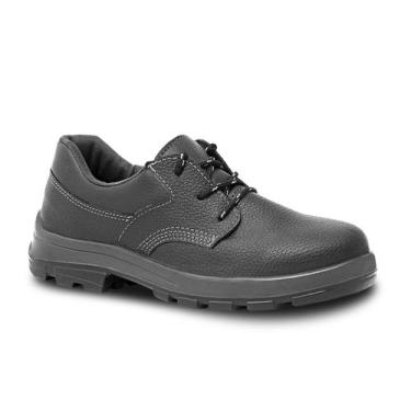 Imagem de Sapato De Segurança Usafe Cadarço Preto Solado Pu Bidensidade Bico Plá