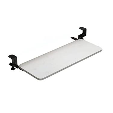 Imagem de Prenda na bandeja do teclado sob a mesa. Plataforma removível. Gaveta ajustável de altura do teclado. 20,5 x 9,8 polegadas