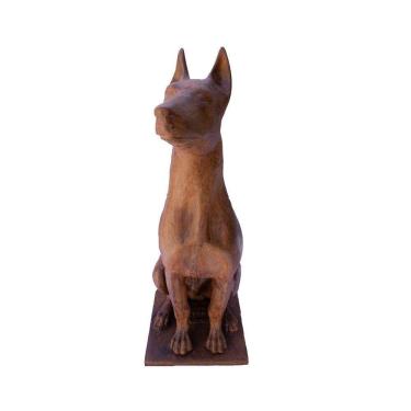 Imagem de Cachorro Dobermann O Par Escultura Ferro Fundido