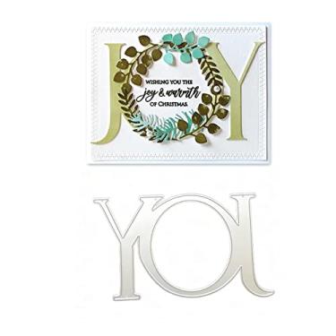 Imagem de Qoiseys Joy Cortes de metal para fazer cartões, corte de matrizes estênceis para álbum de fotos DIY scrapbooking modelo de gravação de papel decorativo