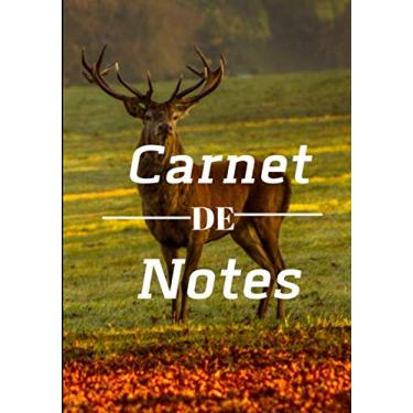 Imagem de Carnet de notes: Cahier d'écriture pour chasseur - Magnifique nature et cerf | Format 100 pages et 7*10 pouces