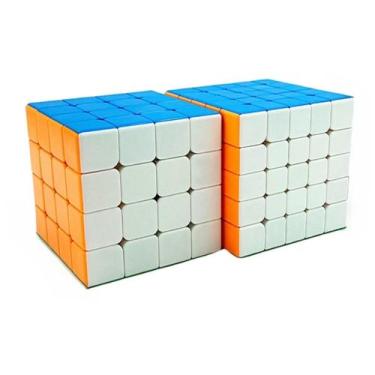 Cubo Magico 4x4 Stickerless Profissional Giro Rapido na Americanas