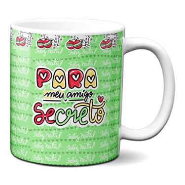 Imagem de Caneca Amigo Secreto Por Um Natal De Amor Paz E Prosperidade (Branca)