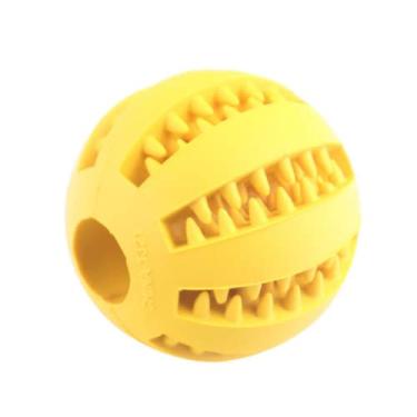 Imagem de Bolinha de Petisco Cachorro PETYC Reconhecimento Ambiental Estímulo Cães Brinquedo (Amarelo)