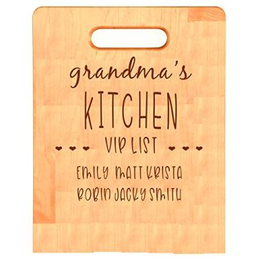 Imagem de Tábua de corte de madeira personalizada, tábua de corte de madeira para cozinha, tábua de corte pessoal, tábua de corte personalizada, estilo 5