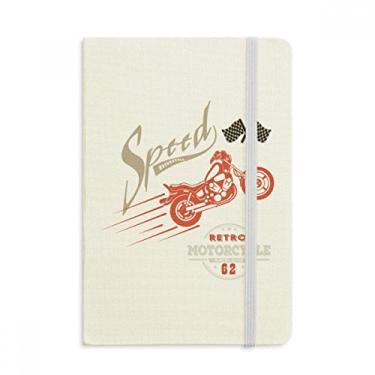 Imagem de Caderno de desenho de motocicleta mecânica oficial de tecido capa dura diário clássico