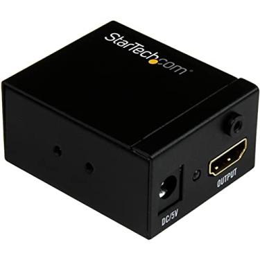 Imagem de StarTech. Com 115 pés/35 m HDMI Signal Booster - Repetidor de sinal 1080p - Amplificador e extensor HDMI Inline - Suporte de áudio 7.1 (HDBOOST), preto