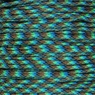 Imagem de Paracord Planet 10 20 25 50 100 pés Hanks e 250 1000 pés carretéis de Parachute 550 Tipo III 7 corda corda corda (baixo 50 pés)