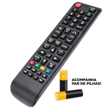 Imagem de Controles Remoto Para Tv Samsung Smart Hub Universal + Pilha - Relet
