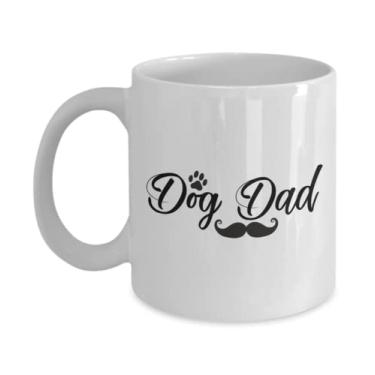 Imagem de SpreadPassion Caneca de café para pai de cachorro, presentes para pais de cachorro, presentes para pai de cachorro, amantes do pai, ideia de presente de dia dos pais, ideia de presente de cesta de aniversário de Natal