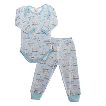Imagem de Conjunto de Boby para menino, pijama bebe, conjunto malha egpcia, RN