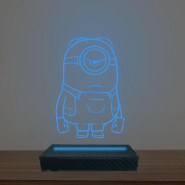 Imagem de Luminária Led 3d Minions Abajur Luxo