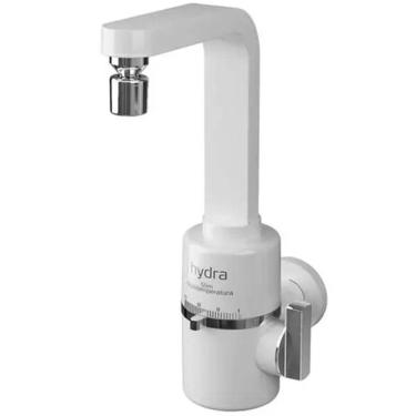 Imagem de Torneira Elétrica Hydra Slim Parede 127V 5500W Branca 4 Temperaturas
