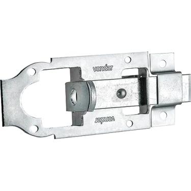 Imagem de Fecho Chato com Porta-Cadeado, Zincado, Encartelado