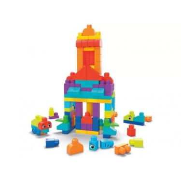 Imagem de Sacola De Blocos Com 150 Peças Mega Blocks - Mattel Hhm96