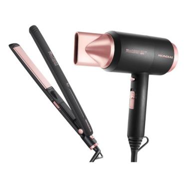 Secador De Cabelo Gama Italy Profissional Salão 2200w Tourmaline Ion e  Prancha Cerâmica Bella 210°c com o Melhor Preço é no Zoom