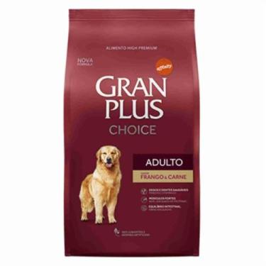 Imagem de Ração Gran Plus Cães Adultos Choice Carne E Frango 15 Kg - Gran Plus A
