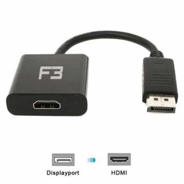 Imagem de Cabo Displayport Macho Para Hdmi Femea Jc Cb Dmi F3