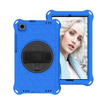 Imagem de Capa para tablet Para o caso Huawei M5 8.4. À prova de choque e de corpo inteiro EVA + PC. Caixa da tabuleta, dever acidentado, giro à prova de choque, aperto de mão, alça de ombro, para crianças Esto