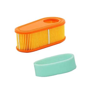 Imagem de Filtro de ar com pré-filtro de 5 mm para cortador de grama Brigs Straton 792038 790388 modelo 700 750 Sten 100 913 Oregon 30 161