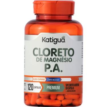 Imagem de Katiguá, Cloreto de Magnésio P.A., Sem sabor, 120 Cápsulas rígidas • 60 doses, Laranja