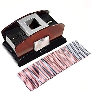 Imagem de Máquina Misturadora de Cartas Embaralhador de Cartas Elétrico (até Dois Baralhos)