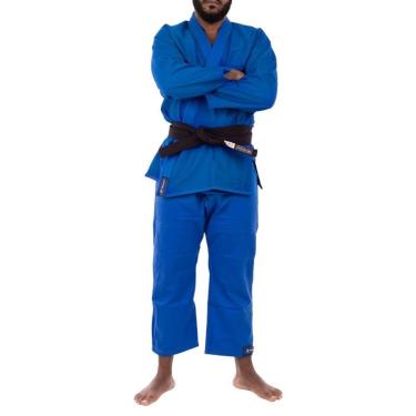 Imagem de Kimono Trançado Flex Jiu Jitsu  Masculino Azul Royal-Masculino