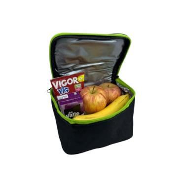 Imagem de Bolsa Frasqueira Alça De Mão Térmica Nécessaire Porta Marmita Masculina Feminina Portátil Verde ART MANIA