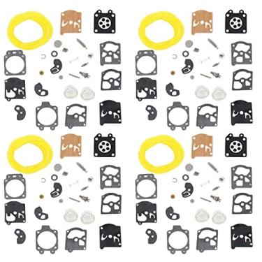 Imagem de AWAYDD Kit de reparo de carburador para Stihl 009AV 010AV 011AV 011AV 011AV 020AV 031AV Diafragma Primer peças de reposição de linha de pés (4 conjuntos)