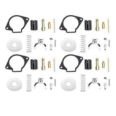 Imagem de Kit de reparo de carburador, peças de sistema de combustível para 2 tempos 43 CC 47 CC 49 CC Mini Moto Pocket Bike Motorcycle Carb Rebuild Parts (conjunto com 4)