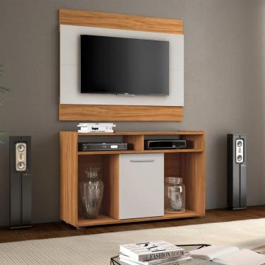 Imagem de Conjunto Rack Com Painel Para Tv Até 43 Polegadas Nápoles Notável