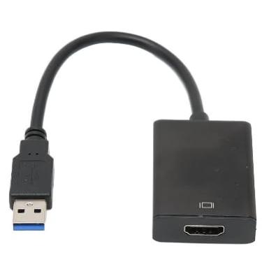 Imagem de Adaptador Conversor Usb 3.0 Macho Para Hdmi Fêmea