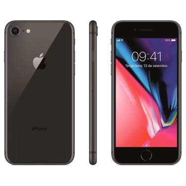 Imagem de REEMBALADO: iPhone 8 Apple com 256GB Tela Retina HD de 4,7 - Cinza-Espacial