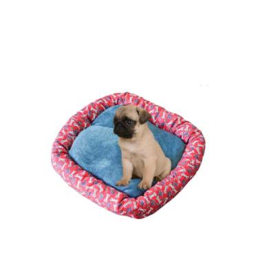 Imagem de Cama Pet Pequena e Grande Caminha de Cachorro P e G (PEQUENA - 45x45cm, VERMELHO)