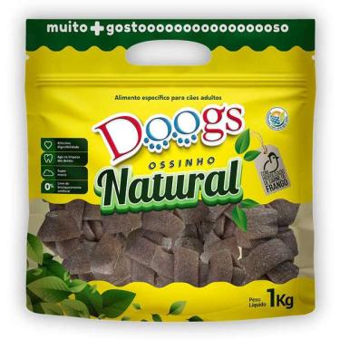 Imagem de Osso Doogs Super Premium para Cães Porte Médio Sabor Baunilha Integral - 1Kg