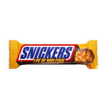 Imagem de Chocolate Snickers Pé de Moleque 42g - Embalagem com 20 Unidades