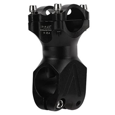 Imagem de Handlebar Stem, Mountain Road Bike Aluminum Alloy Short Handlebar Stem Fixed Gear Bar Stem(25.4 * 60mm)