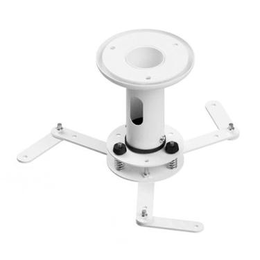 Imagem de Suporte de teto com haste 12cm para projetor stp-312-w branco - AVATRO