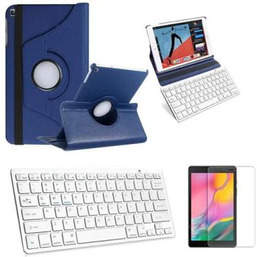 Imagem de Capa/Teclado/Pel para Galaxy Tab S6 Lite P615 10,4" Azul - Skin Zabom