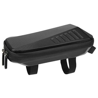 Imagem de Bolsa de quadro frontal de bicicleta, bolsa de tubo superior de bicicleta acessórios de ciclismo à prova d'água para mountain road bike