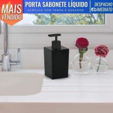 Imagem de Porta Sabonete Detergente Liquido Dispenser Alcool Gel Paramount, Pret