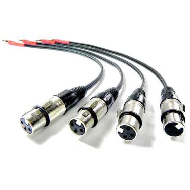 Imagem de Cabo Áudio Blindado Câmera Canon XLR Fêmea P2 Estéreo 0,20cm - Sempret