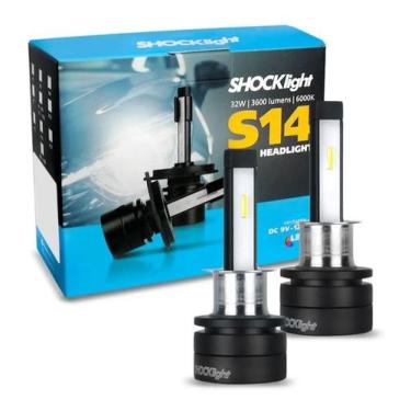 Imagem de Lâmpada Super Led Mini Shocklight 32w S14 Nano H3 6000k